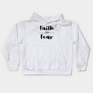 Faith Over Fear Kids Hoodie